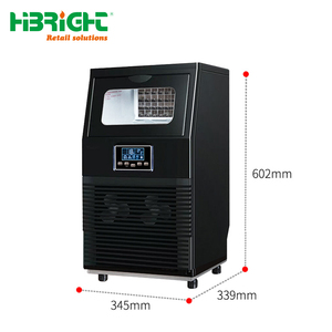 Commercial <b>Ice</b> <b>Machine</b> Stainless Steel Automatic <b>Cube</b> <b>Ice</b> Maker High Capacity 100KG/24H for Bar and Restaurant - Product Image 3