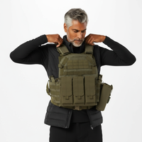 Gilet tactique léger à dégagement rapide, multifonctionnel, camouflage, uniforme d'entraînement, équipement de protection
