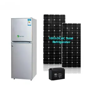 太阳能系统冰箱DC 12v 110v 220v立式家用太阳能冰箱冰箱
