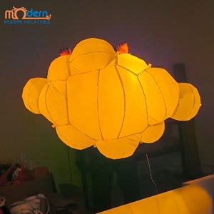 Grandes nuages gonflables géants avec éclairage publicitaire LED pour la décoration de scène d'événements, ballons suspendus, lumière nuageuse - Product Image 4