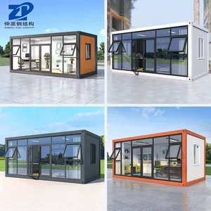 Dormoir Modulaire de Luxe en Conteneur Préfabriqué de 20 pieds, Facile <span class=keywords><strong>à</strong></span> Installer, Démontable, Ventes Flash, Fabriqué en Panneaux Sandwich Bois-Acier - Product Image 5