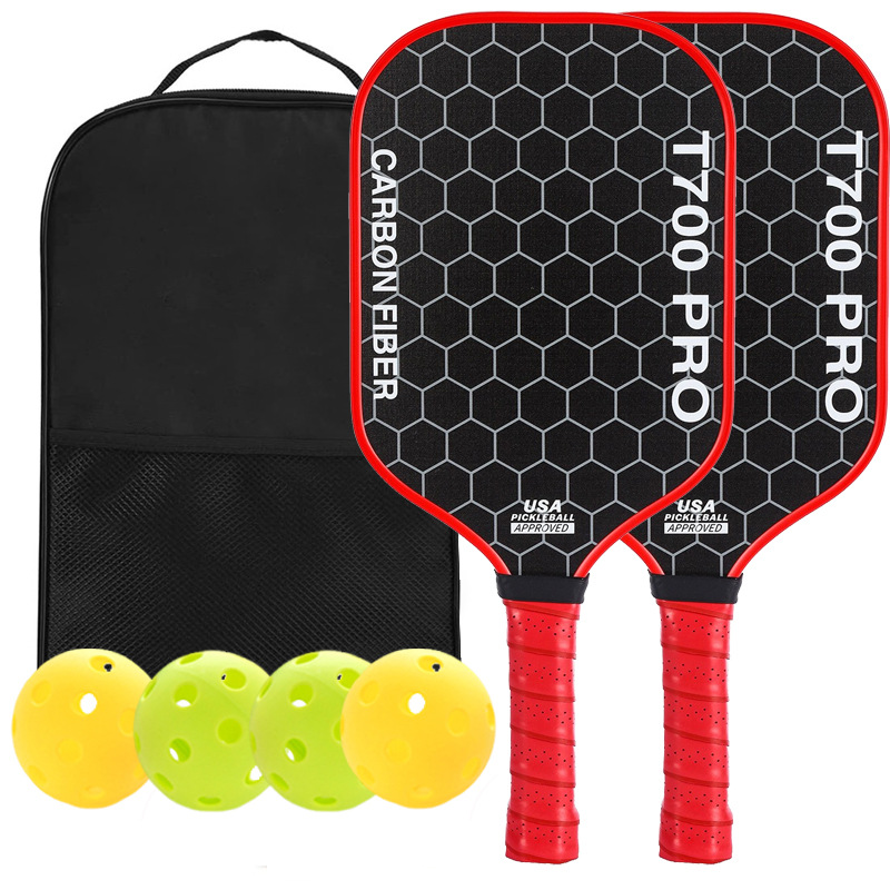 OEM Top Quality Customized Pattern T700 Cloth Pattern 16mm Matte USAP 100% Carbon Fiber Pickleball Paddles Competitive Racquet