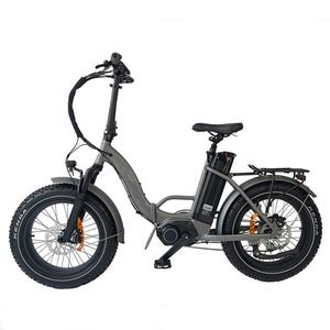 Vélo électrique pliable QUEENE à pneus larges de 20 pouces, <span class=keywords><strong>moteur</strong></span> central 48V 250/500 Ananda <span class=keywords><strong>Bafang</strong></span>, vélo électrique à pneus larges - Product Image 1