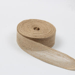 Rubans PC Rouleaux <span class=keywords><strong>de</strong></span> <span class=keywords><strong>toile</strong></span> <span class=keywords><strong>de</strong></span> <span class=keywords><strong>jute</strong></span> naturelle Ruban artisanal pour fête <span class=keywords><strong>de</strong></span> mariage vintage DIY Handmade Craft Arts Décoration <span class=keywords><strong>de</strong></span> Noël - Product Image 3
