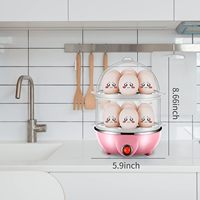 Cuiseur à œufs électrique intelligent multifonctionnel pour usage domestique, cuiseur à œufs rapide, cuiseur vapeur automatique pour œufs