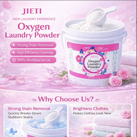 Détergent à lessive en poudre JIETI pour un nettoyage en profondeur, parfum frais longue durée, élimine les taches tenaces, en vrac, échantillons gratuits