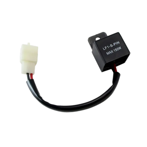 후하 하네스 전자 방향지시등 2핀 플래싱 릴레이 터미널 오토바이 와이어 하네스 PVC/TPU 재킷 주석 도금 구리 - Product Image 3