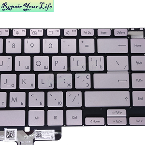 UA ยูเครนคีย์บอร์ดเรืองแสงสำหรับ <span class=keywords><strong>ASUS</strong></span> <span class=keywords><strong>Zenbook</strong></span> 14X UN5401 UM5401 UX5401 UX5401Z UX5400 UX5400Z <span class=keywords><strong>UX5400EA</strong></span> 0KNB0-4601UA00 คีย์บอร์ด - Product Image 3