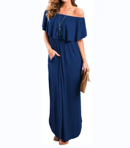 customization Factory Latest Long Dresses Women Summer Special Design Feature Plus Size Women's Dresses Quality Wholesale