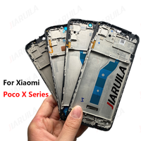 Grosir wadah bingkai LCD untuk Xiaomi Poco X6 X5 X4 Pro 5G X3 GT Marco Cover pelat perumahan depan suku cadang pengganti seluler