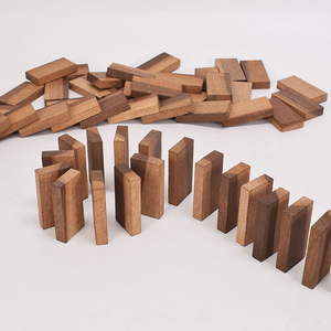 Juego de Dominó de Madera Versátil para el Aprendizaje Educativo y el Juego Recreativo con Amigos y Familiares - Product Image 3