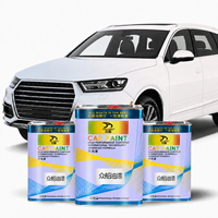Peinture de finition automobile de qualité supérieure 2K, vernis transparent haute brillance, séchage rapide, anti-jaunissement, pour travaux de réparation automobile