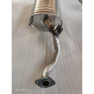 Silencieux d'échappement en acier inoxydable poli miroir de 1,5 mm d'épaisseur avec garantie d'un an pour Land Cruiser LX470 4,7 L de 1998 à 2007 - Product Image 2