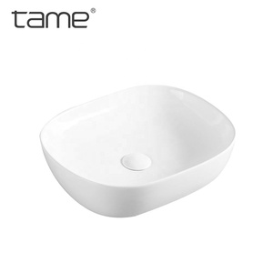 TAME-Muebles de baño rectangulares de porcelana, diseño de mármol, lavabo de <span class=keywords><strong>encimera</strong></span>, lavabo de baño - Product Image 6