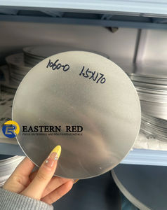 Feuille d'alliage d'aluminium 3003 personnalisée en usine 1050 1060 1100 O Support de construction de cercle de disque de 8 pouces Décoration durable - Product Image 4