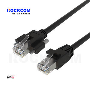 Cat6A 10GigE <span class=keywords><strong>RJ45</strong></span> avec vis à oreilles Câbles Ethernet horizontaux 10M 20M <span class=keywords><strong>25M</strong></span> 30M 50M Ethernet LAN Câble réseau Câbles de communication - Product Image 2