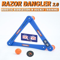 Pelatih Stickhandling Robotik Digital yang Dapat Disesuaikan untuk Hoki Es - Penggunaan Universal Bahan ABS/PP Biru