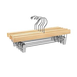 LM4515 Cintre en <span class=keywords><strong>bois</strong></span> de lotus naturel pour <span class=keywords><strong>sous</strong></span>-vêtements et pantalons - Product Image 3