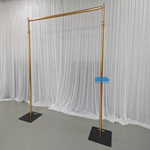 <b>ESI</b> Professional Black Pipe and Drape Setup Lightweight & Portable Event Divider - Product Image 4