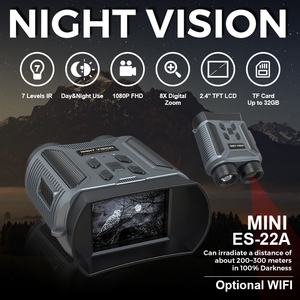 Jumelles de Vision nocturne infrarouge, portable, dans la nuit, pour la chasse, meilleure vente, nouveau, - Product Image 4