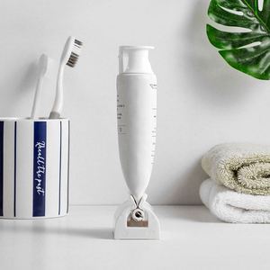 White Plastic Bathroom <b>Tube</b> <b>Squeezer</b> Dispenser for <b>Toothpaste</b> Manual <b>Toothpaste</b> <b>Squeezer</b> Household <b>Toothpaste</b> <b>Squeezer</b> - Product Image 5