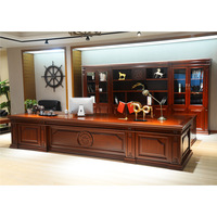 Bureau de direction élégant de style chinois, bureau moderne pour patron, bureau de luxe pour meubles de bureau