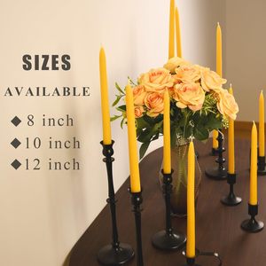High Quality Valentines Home Decor 100% Pure Hand Dipped Beeswax <b>Taper</b> Table <b>Candles</b> - Product Image 3