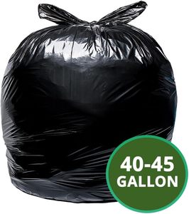 Strong Black Trash Bags with High Load Capacity Leak-Proof Design for Kitchen, Office and Outdoor Use - Product Image 5
