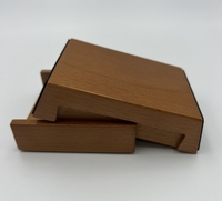 Aiguiseur de couteaux à roulettes magnétique en bois Outil de cuisine avec 400/1000 mailles diamantées en 15 et 20 angles