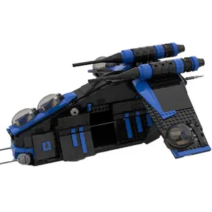 1187 buah MOC Wars on Star 501st Shadow Legion kompatibel 75021 mainan Republik Pesawat blok bangunan hadiah anak-anak