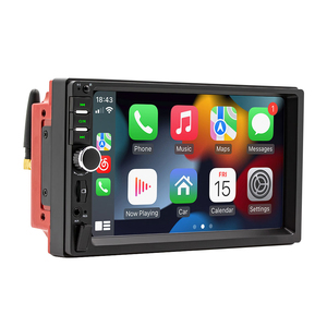 7 pouces <span class=keywords><strong>2</strong></span> Din universel voiture MP5 lecteur multimédia sans fil CarPlay Android Auto stéréo 7010C voiture MP5, 7 pouces autoradio - Product Image 1