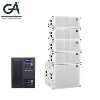 Equipo de Sistema de sonido de música de concierto profesional, altavoz de graves de línea Array de 15 pulgadas