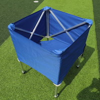 Portable Sport Balle Chariot Roues En Gros Équipement D'entraînement pour Basket-Ball Football Volley-Ball Balles De Tennis Panier À Rouler
