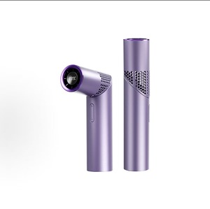 Ventilador de Viaje Plegable con Forma de Lápiz Labial, Súper Potencia de Viento, Pantalla Digital, Recargable por USB, Diseño Portátil - Product Image 3