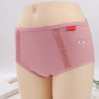 Soldes Douzaine Taille Plus XXXL Femme Ropa Interior De Mujer Culottes en Dentelle Unies Pyjama Coton Complètes Slips Blanc Rose Sous-vêtements