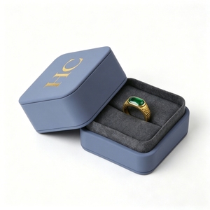 E-commerce Jewelry Brand Packaging Wholesale Ring Lid and Base Box Manufacturer Custom Logo Rigid Case for Online Business Bulk - Product Image 6