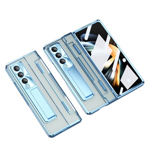 Para Samsung para Galaxy Z Fold 5 Case Business con película protectora Pen Material de TPU Embalaje conveniente para Fold 4 Fold 3 Phone - Product Image 1