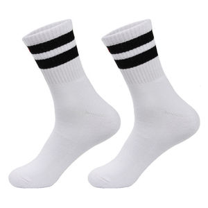 थोक कस्टम लोगो कपास थोक सादे सफेद व्यक्तिगत पुरुषों खेल क्रू उच्च गुणवत्ता वाले मोजे सफेद - Product Image 5