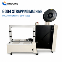 G004 Machine de cerclage automatique PP à table basse pour cartons, équipement de cerclage en arche, vente en gros usine