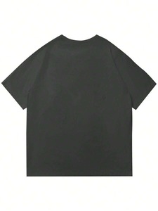 T-shirt à manches courtes pour homme, coupe ample, col rond, imprimé graphique, fabrication directe, personnalisation disponible.F10 - Product Image 6