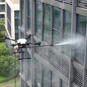 Drone de nettoyage pour panneaux solaires, fenêtres et façades de bâtiments, toits de maisons - Product Image 1