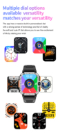 PGD montre intelligente 4G + 64G Android 8.1 téléphone Smartwatch S8 Ultra S9 carte Sim Mobile Gps Wifi double caméra vidéo hommes mode Hombre