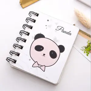 Beste verkaufende Koreanische stil schule planer schreibwaren notebook, Werbe cartoon kleine nette spirale gefüttert notebook