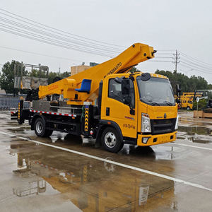 Sinotruk Howo 30m Teleskop-Arbeitsbühne mit Geradem Ausleger, Hydraulischer Korb, Kabellose Fernbedienung, Euro 6, Frachtfahrzeug - Product Image 1