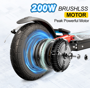 Armazém dos EUA 36v 200w 25 km/H Bateria Scooter Elétrico Profissional Trotinette-Electrique E Scooter para Adolescentes - Product Image 4