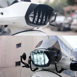 For Vespa Sprint 50 150 Scooter Headlight Cover Head Lamp Bezel ABS Trim Protector Decorative Modification Accessories OEM ODM