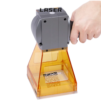 Nouvelle machine de gravure laser à fibre portative 20W/30W/50W à refroidissement par air pour marquage de bijoux et métaux avec prise en charge DXF