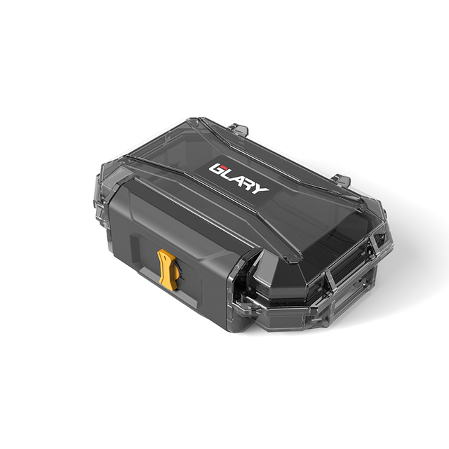 GLARY Waterproof Rugged Micro Plastic Equipment Case Box Protective Small Hard Storage Case for Outdoors