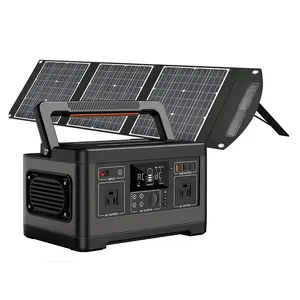 500W photovoltaic power generation system outdoor portable energy storage solar thermal generator