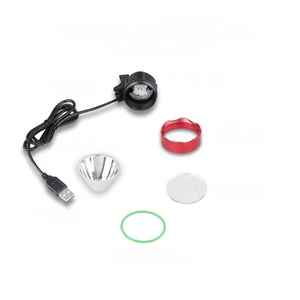 Juego de Luces Delanteras para Bicicleta Recargables LED T6 - Decoración para el Hogar Inspirada en Portavelas de Cristal, Luz USB - Product Image 4